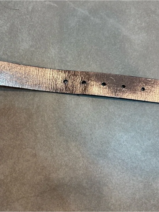 Michael Kors Black Logo-Print Womans Belt with Silver Buckle - Picture 11 of 11